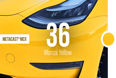 MetaCast® MCX-36 Monza Yellow