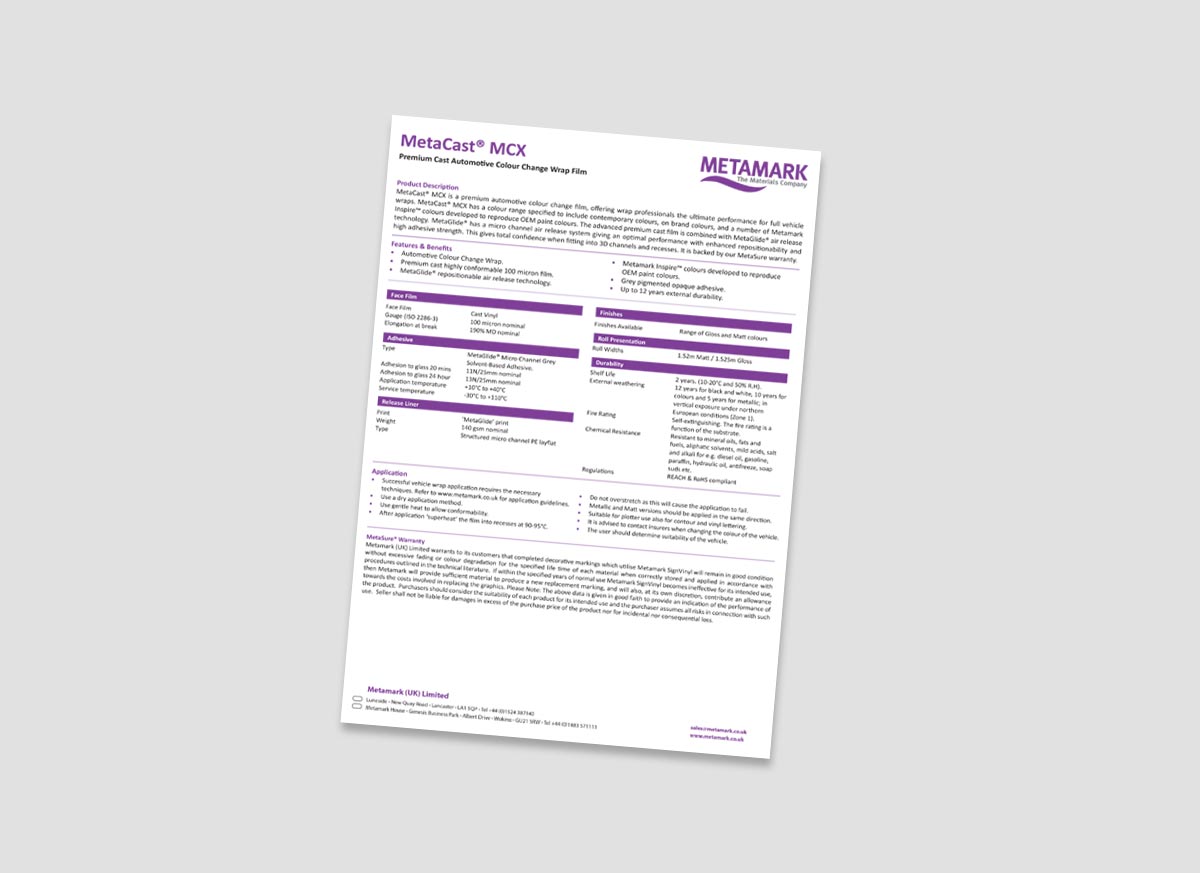 MCX-datasheet